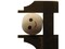12 18mm Round Smiling Face Doll Head Natural Wooden Large Hole Beads